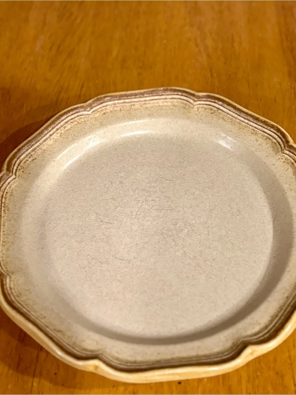 Mikasa Whole Wheat E8000 Dinner Plates Set of 6 Vintage Japan